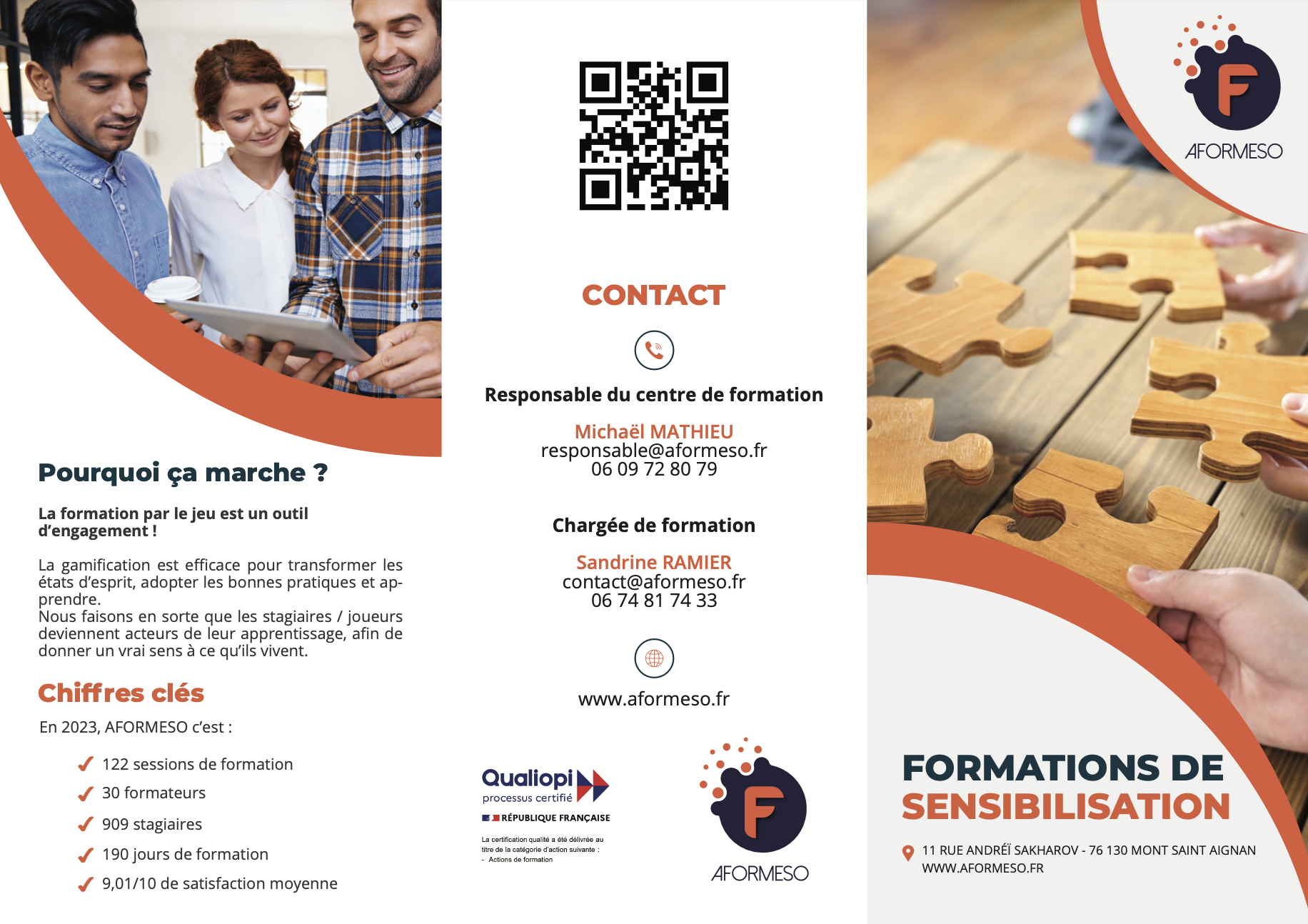 Trifold sensibilisation au harcèlement